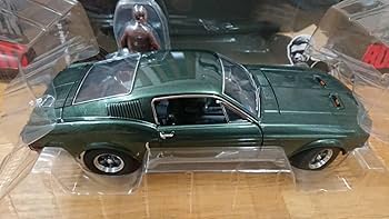 グリーンライト　ブリット仕様　フォード　マスタング　GT 1/18 Amazon.co.jp: グリーンライト 1968フォード マスタング GT